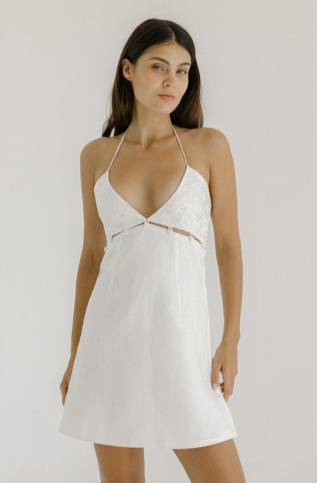 SOFIA Halter Mini Dress Separate